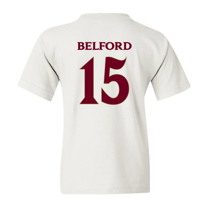 Elon - NCAA Football : Storm Belford - Classic Fashion Shersey Youth T-Shirt-1