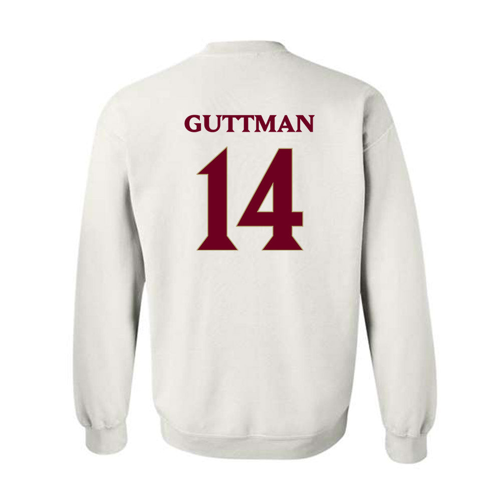Elon - NCAA Football : Elijah Guttman - Classic Fashion Shersey Crewneck Sweatshirt-1