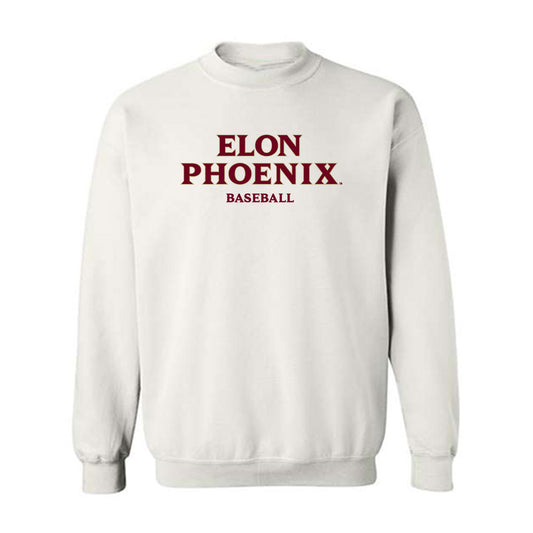 Elon - NCAA Baseball : Nate Sterling - Classic Fashion Shersey Crewneck Sweatshirt-0