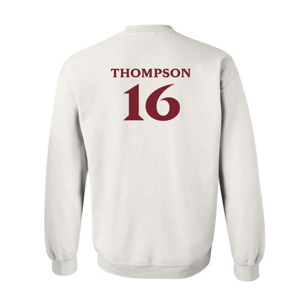 Elon - NCAA Men's Soccer : Diego Thompson - Classic Fashion Shersey Crewneck Sweatshirt-1
