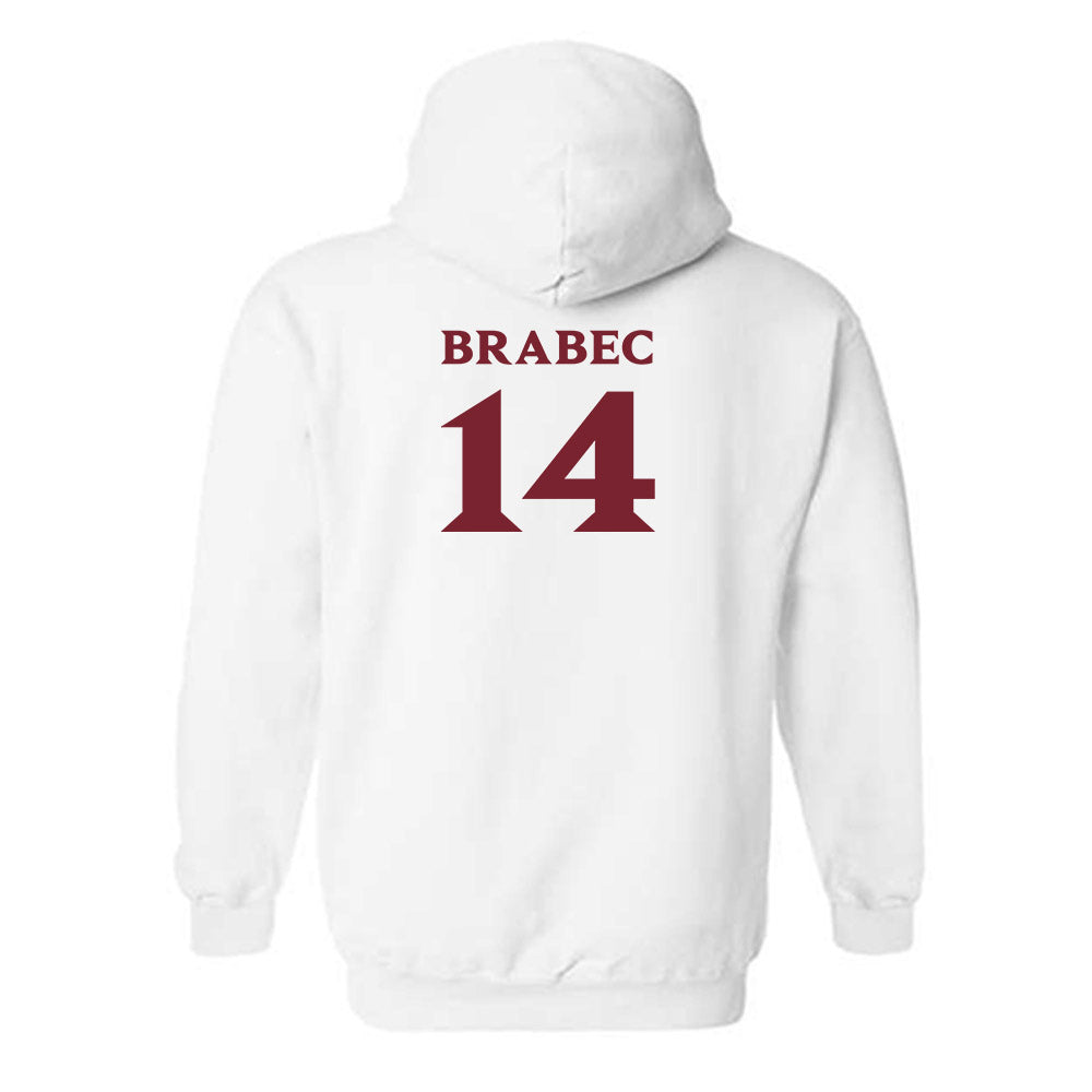 Elon - NCAA Men's Basketball : Alex Brabec - Classic Fashion Shersey Hooded Sweatshirt-1