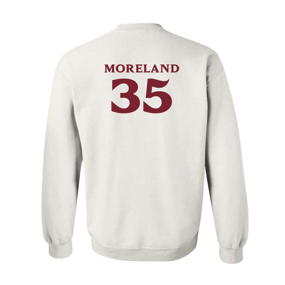 Elon - NCAA Football : Owen Moreland - Classic Fashion Shersey Crewneck Sweatshirt-1