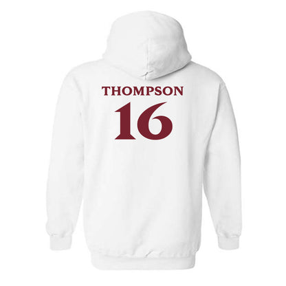 Elon - NCAA Men's Soccer : Diego Thompson - Classic Fashion Shersey Hooded Sweatshirt-1