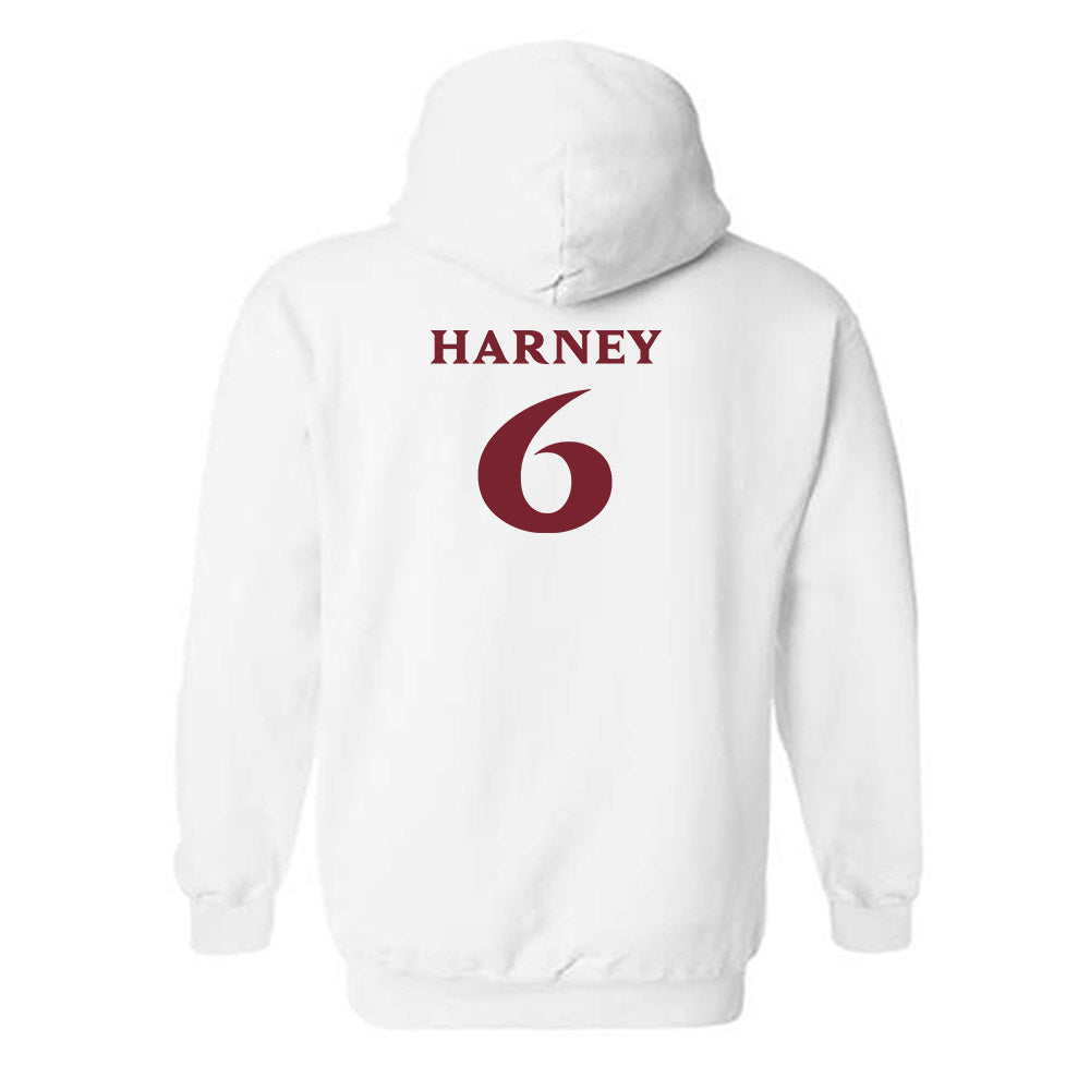 Elon - NCAA Football : Tyquan Harney - Classic Fashion Shersey Hooded Sweatshirt-1