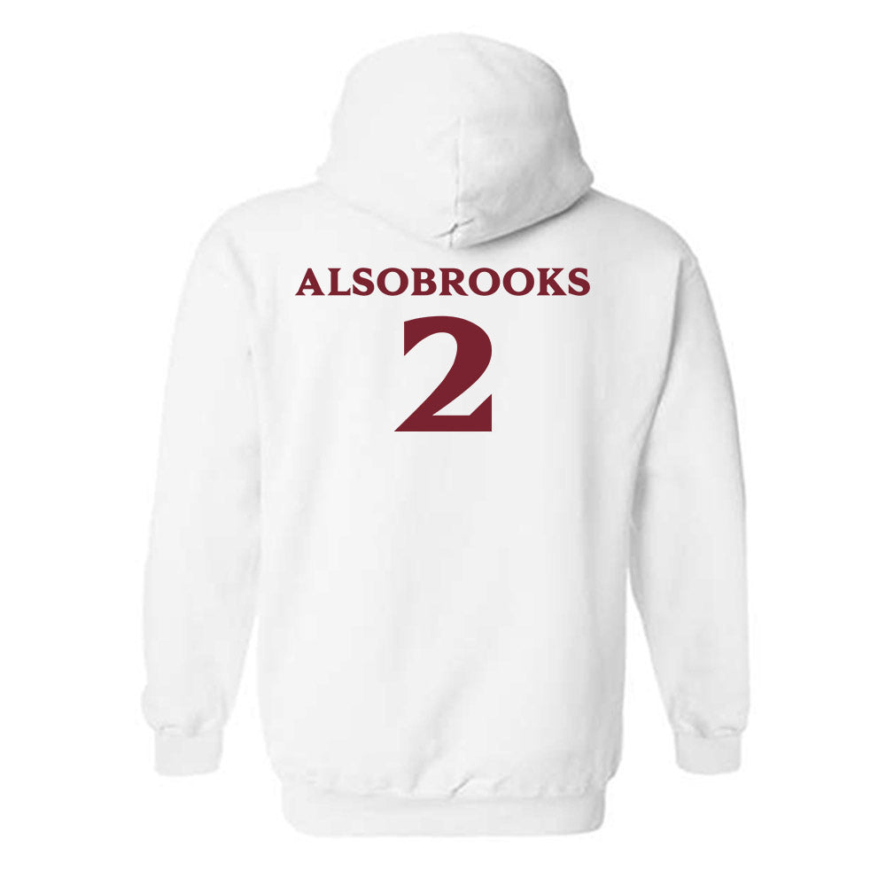 Elon - NCAA Football : Senquavious Alsobrooks - Classic Fashion Shersey Hooded Sweatshirt-1