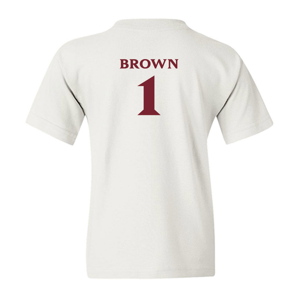 Elon - NCAA Football : Jevean Brown - Classic Fashion Shersey Youth T-Shirt-1