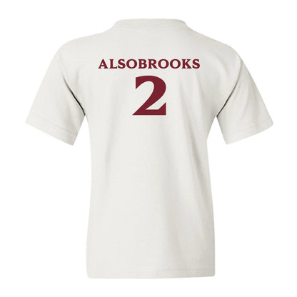 Elon - NCAA Football : Senquavious Alsobrooks - Classic Fashion Shersey Youth T-Shirt-1