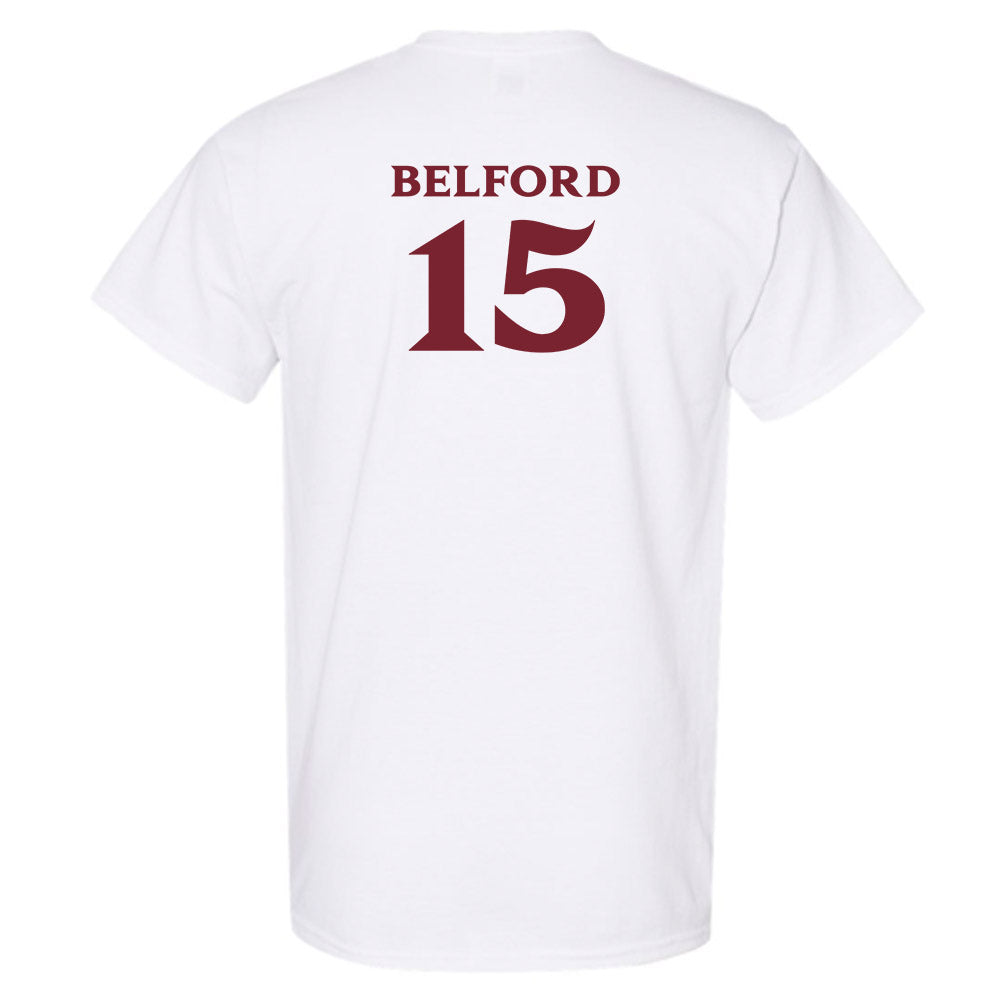 Elon - NCAA Football : Storm Belford - Classic Fashion Shersey T-Shirt-1