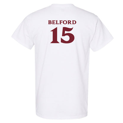 Elon - NCAA Football : Storm Belford - Classic Fashion Shersey T-Shirt-1