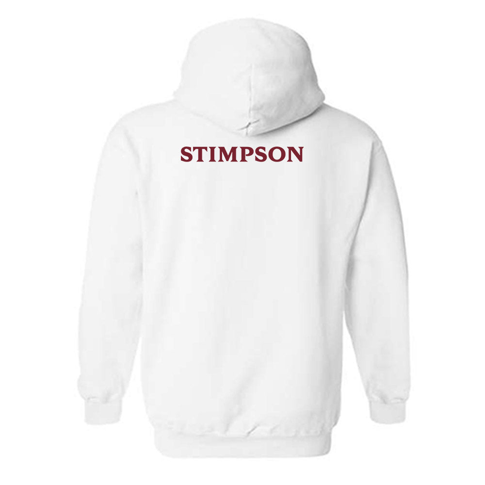 Elon - NCAA Women's Track & Field : Mia Stimpson - Classic Fashion Shersey Hooded Sweatshirt-1