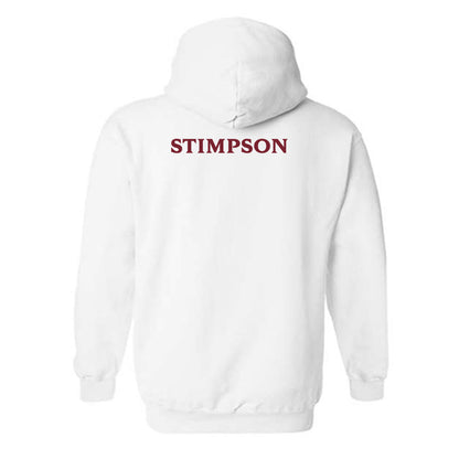 Elon - NCAA Women's Track & Field : Mia Stimpson - Classic Fashion Shersey Hooded Sweatshirt-1