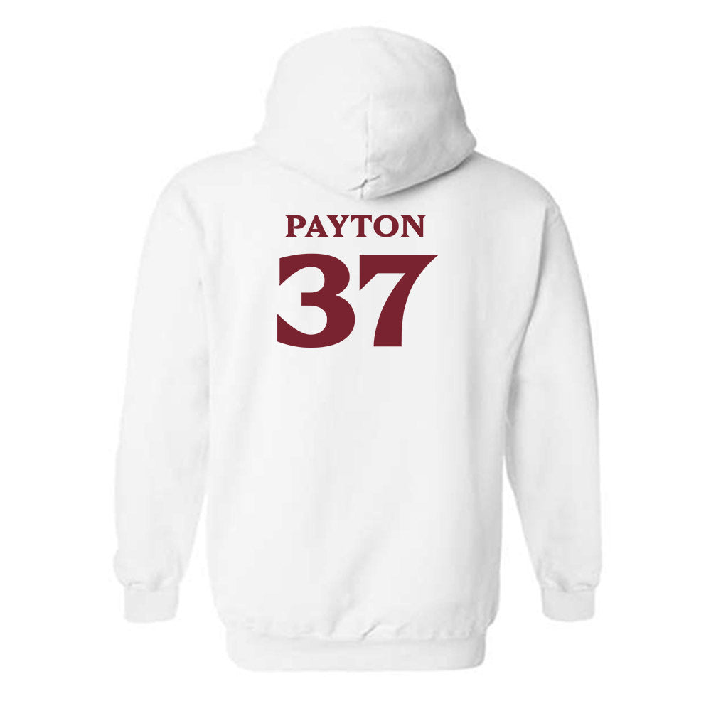 Elon - NCAA Football : Josiah Payton - Classic Fashion Shersey Hooded Sweatshirt-1