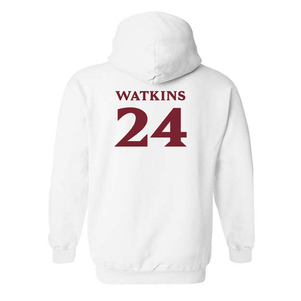 Elon - NCAA Women's Basketball : Tamia Watkins - Classic Fashion Shersey Hooded Sweatshirt-1
