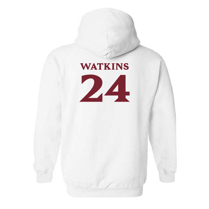 Elon - NCAA Women's Basketball : Tamia Watkins - Classic Fashion Shersey Hooded Sweatshirt-1