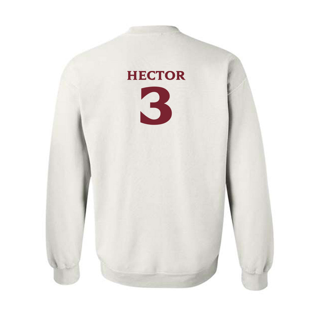 Elon - NCAA Football : Cj Hector - Classic Fashion Shersey Crewneck Sweatshirt-1