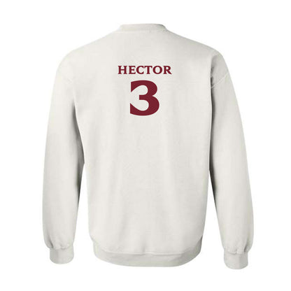 Elon - NCAA Football : Cj Hector - Classic Fashion Shersey Crewneck Sweatshirt-1