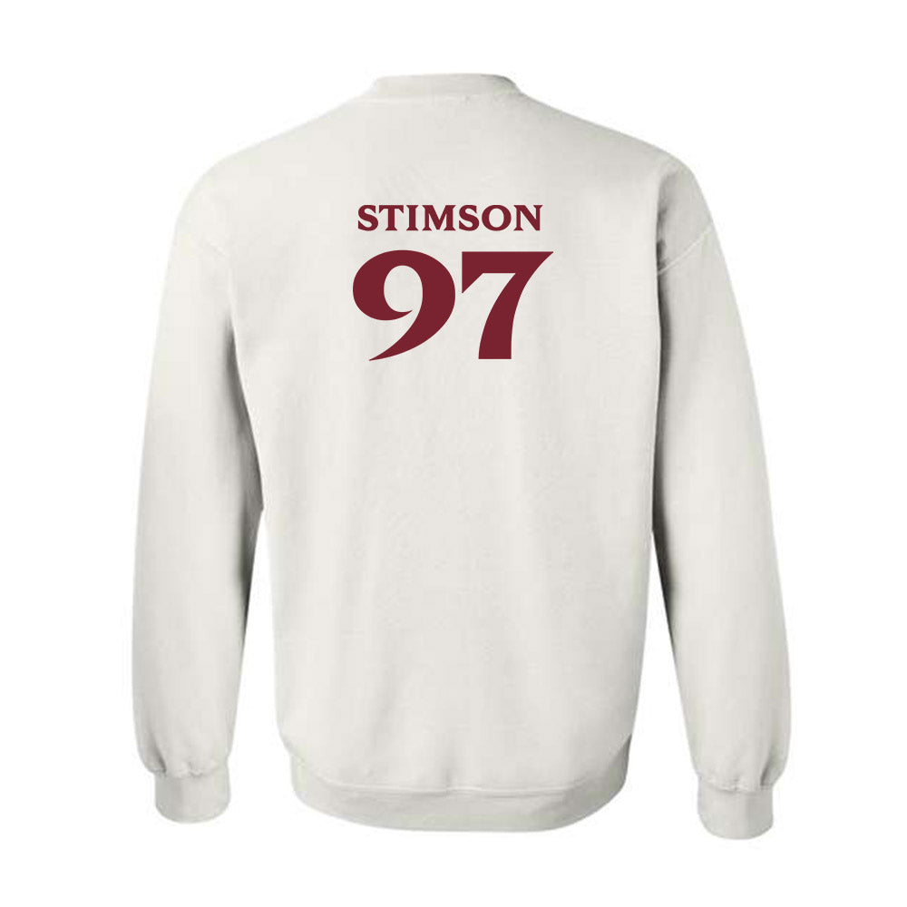 Elon - NCAA Football : Carter Stimson - Classic Fashion Shersey Crewneck Sweatshirt-1