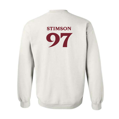Elon - NCAA Football : Carter Stimson - Classic Fashion Shersey Crewneck Sweatshirt-1