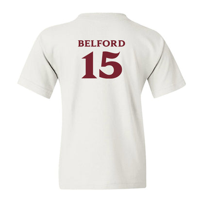 Elon - NCAA Football : Storm Belford - Classic Fashion Shersey Youth T-Shirt-1