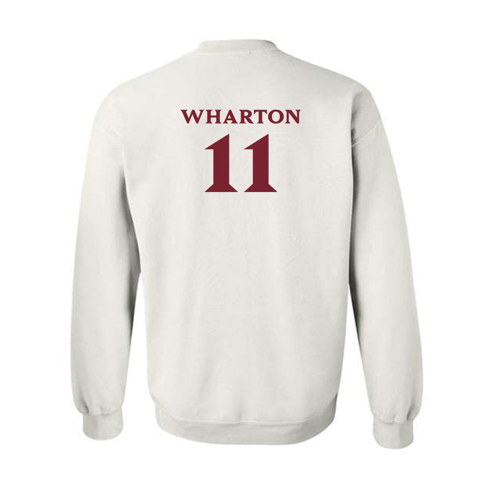 Elon - NCAA Men's Soccer : Alex Wharton - Classic Fashion Shersey Crewneck Sweatshirt-1