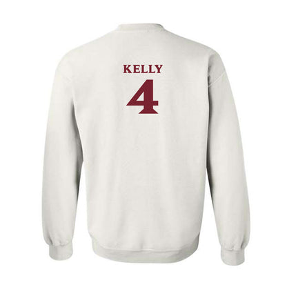 Elon - NCAA Football : Nhycer Kelly - Classic Fashion Shersey Crewneck Sweatshirt-1