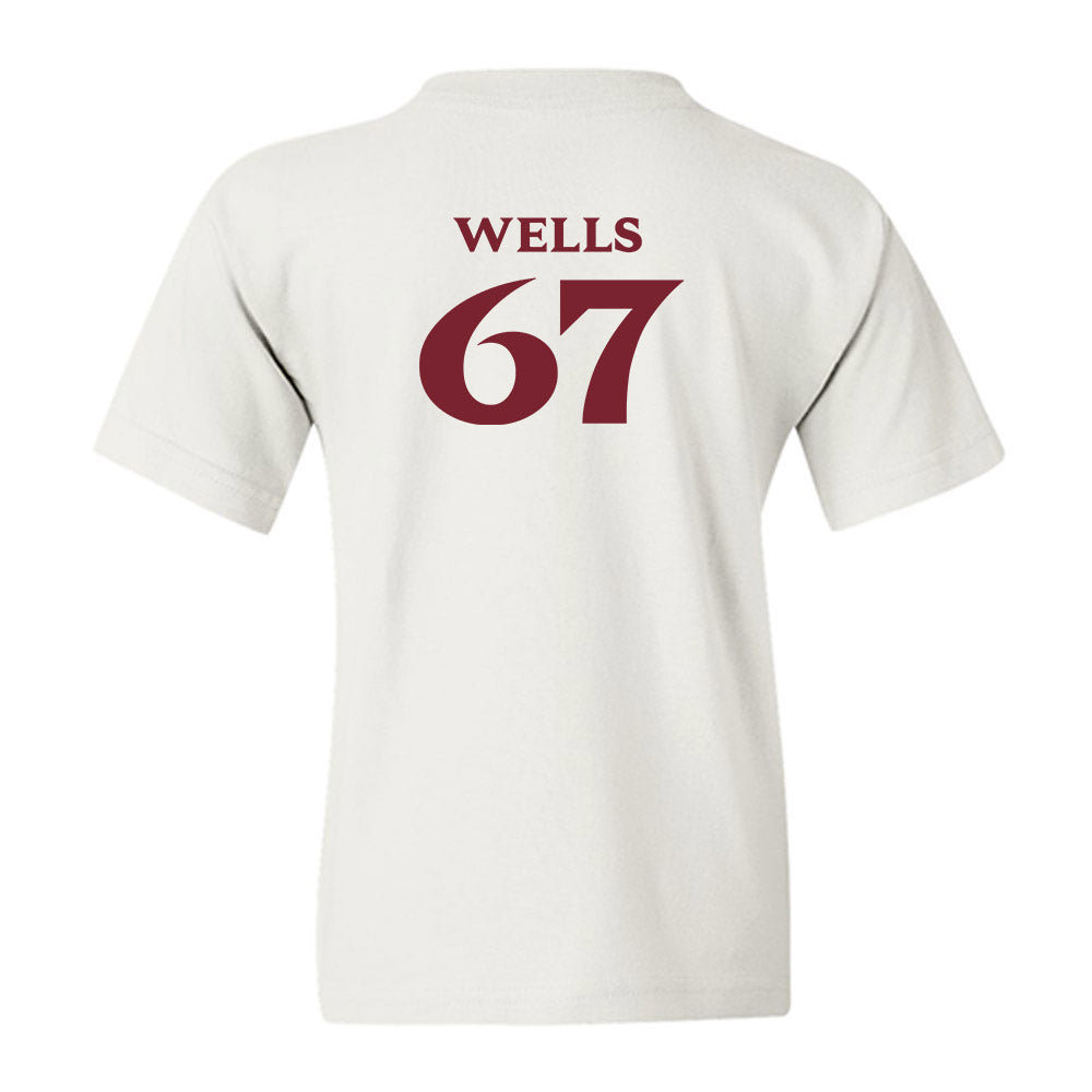 Elon - NCAA Football : Eli Wells - Classic Fashion Shersey Youth T-Shirt-1