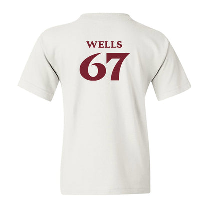 Elon - NCAA Football : Eli Wells - Classic Fashion Shersey Youth T-Shirt-1
