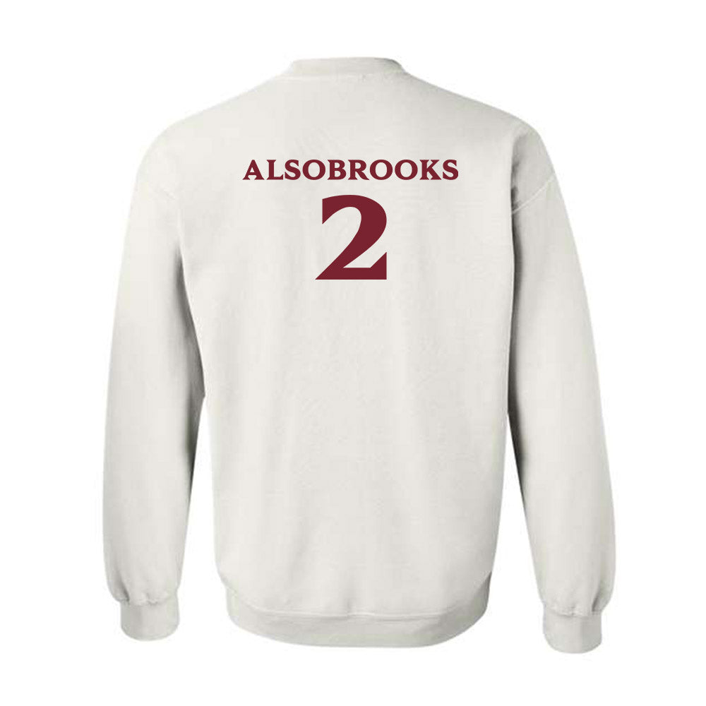 Elon - NCAA Football : Senquavious Alsobrooks - Classic Fashion Shersey Crewneck Sweatshirt-1