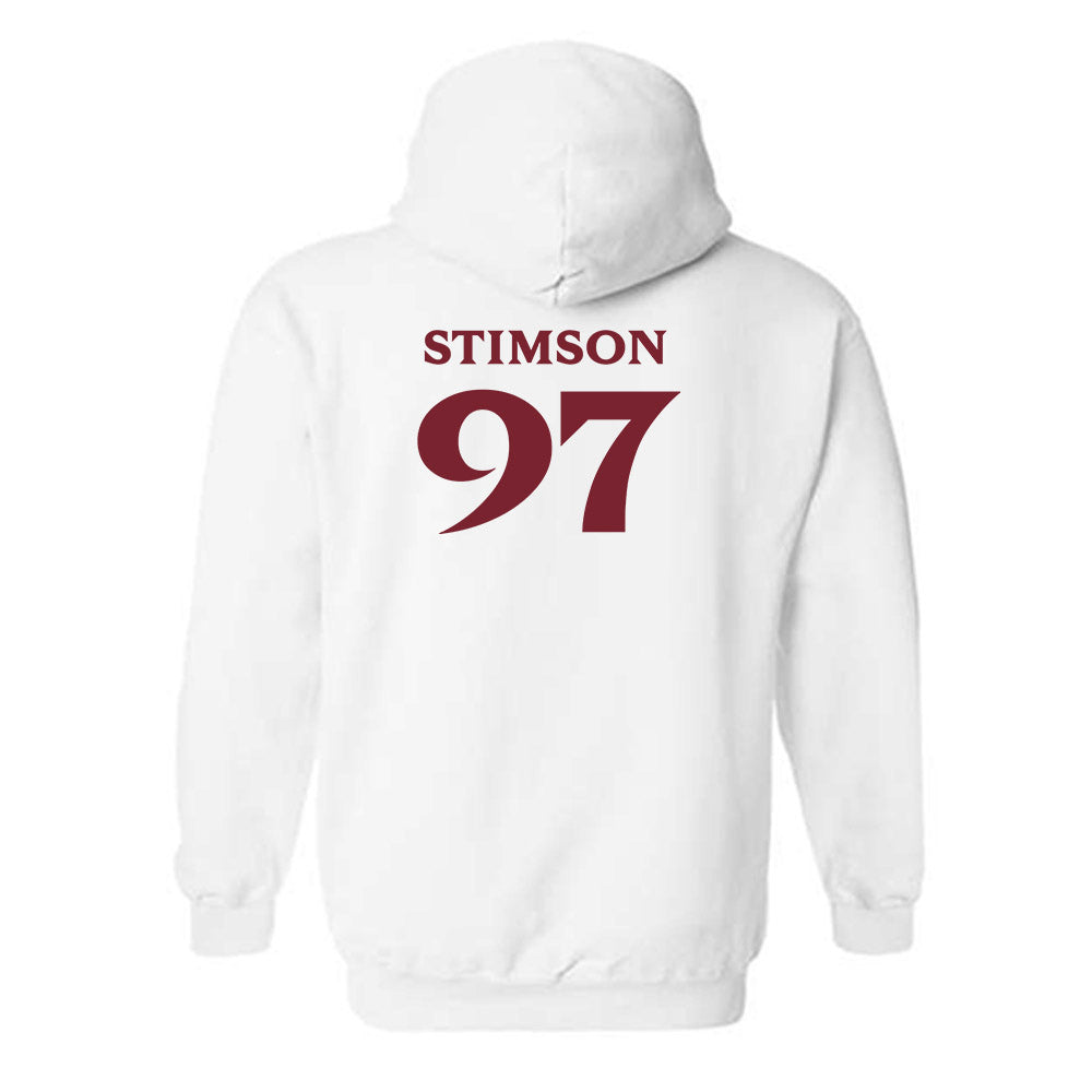 Elon - NCAA Football : Carter Stimson - Classic Fashion Shersey Hooded Sweatshirt-1