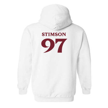 Elon - NCAA Football : Carter Stimson - Classic Fashion Shersey Hooded Sweatshirt-1