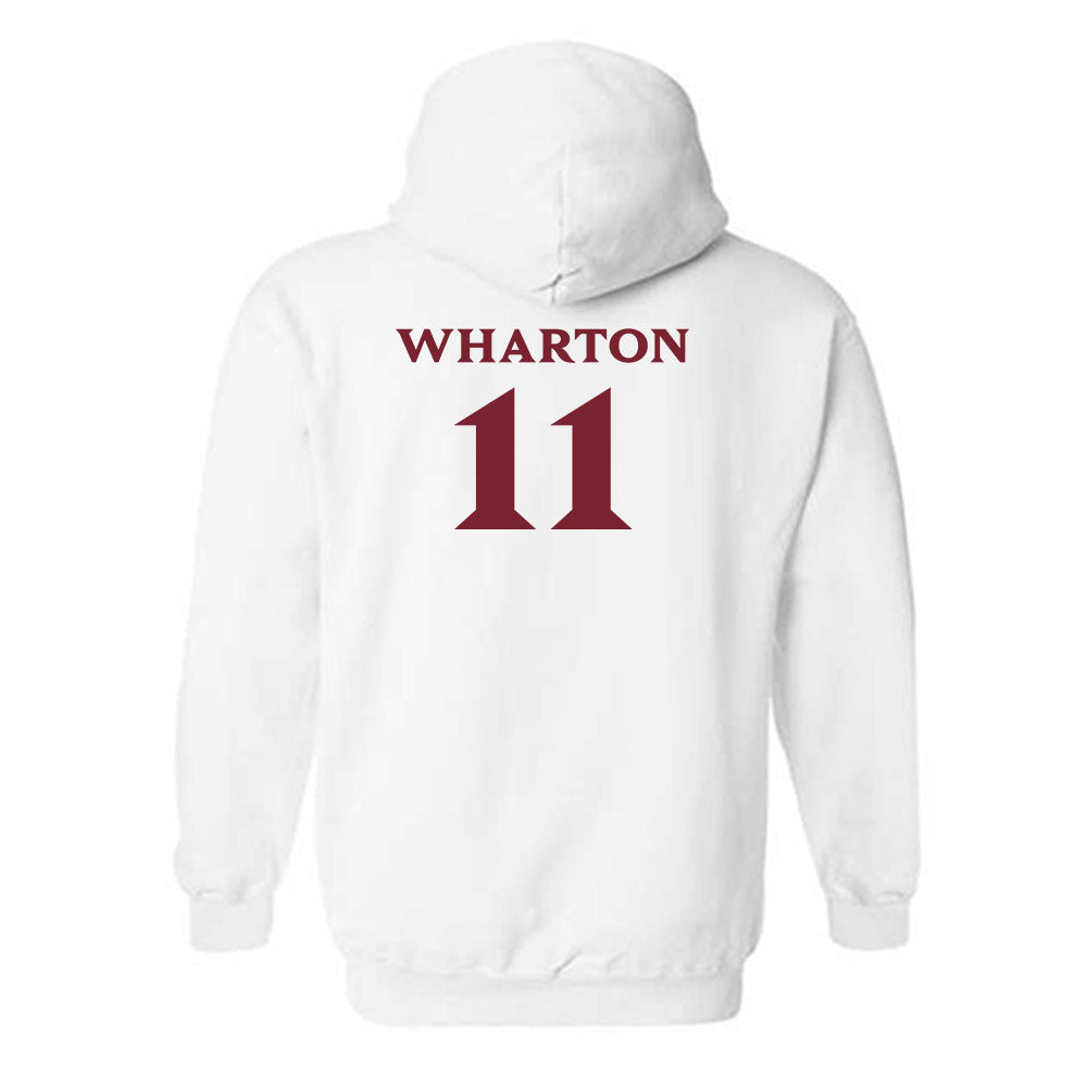 Elon - NCAA Men's Soccer : Alex Wharton - Classic Fashion Shersey Hooded Sweatshirt-1