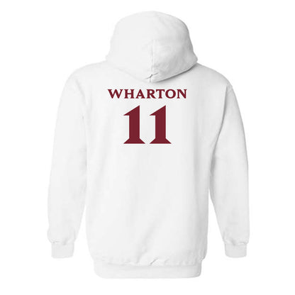Elon - NCAA Men's Soccer : Alex Wharton - Classic Fashion Shersey Hooded Sweatshirt-1