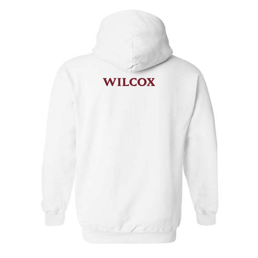 Elon - NCAA Women's Track & Field : Meghan Wilcox - Classic Fashion Shersey Hooded Sweatshirt-1