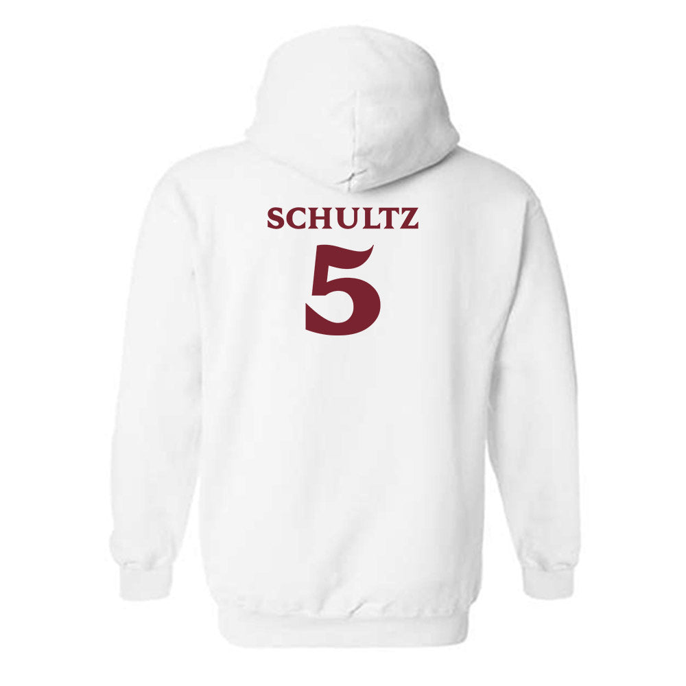 Elon - NCAA Women's Volleyball : Allie Schultz - Classic Fashion Shersey Hooded Sweatshirt-1