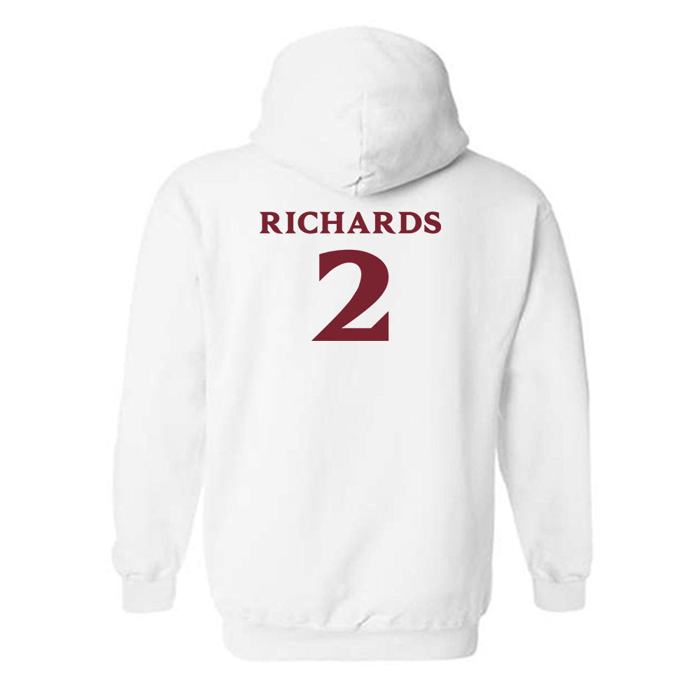 Elon - NCAA Baseball : Liam Richards - Classic Fashion Shersey Hooded Sweatshirt-1