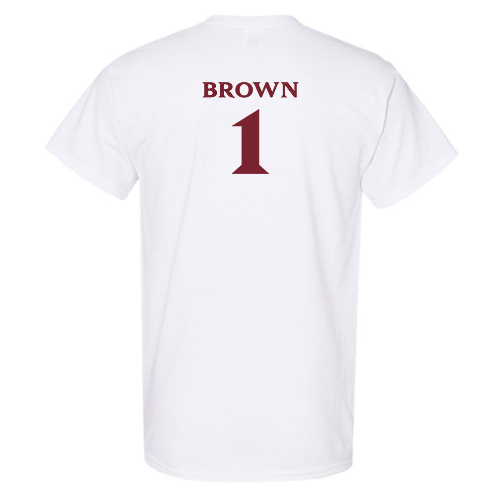 Elon - NCAA Football : Jevean Brown - Classic Fashion Shersey T-Shirt-1