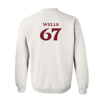 Elon - NCAA Football : Eli Wells - Classic Fashion Shersey Crewneck Sweatshirt-1