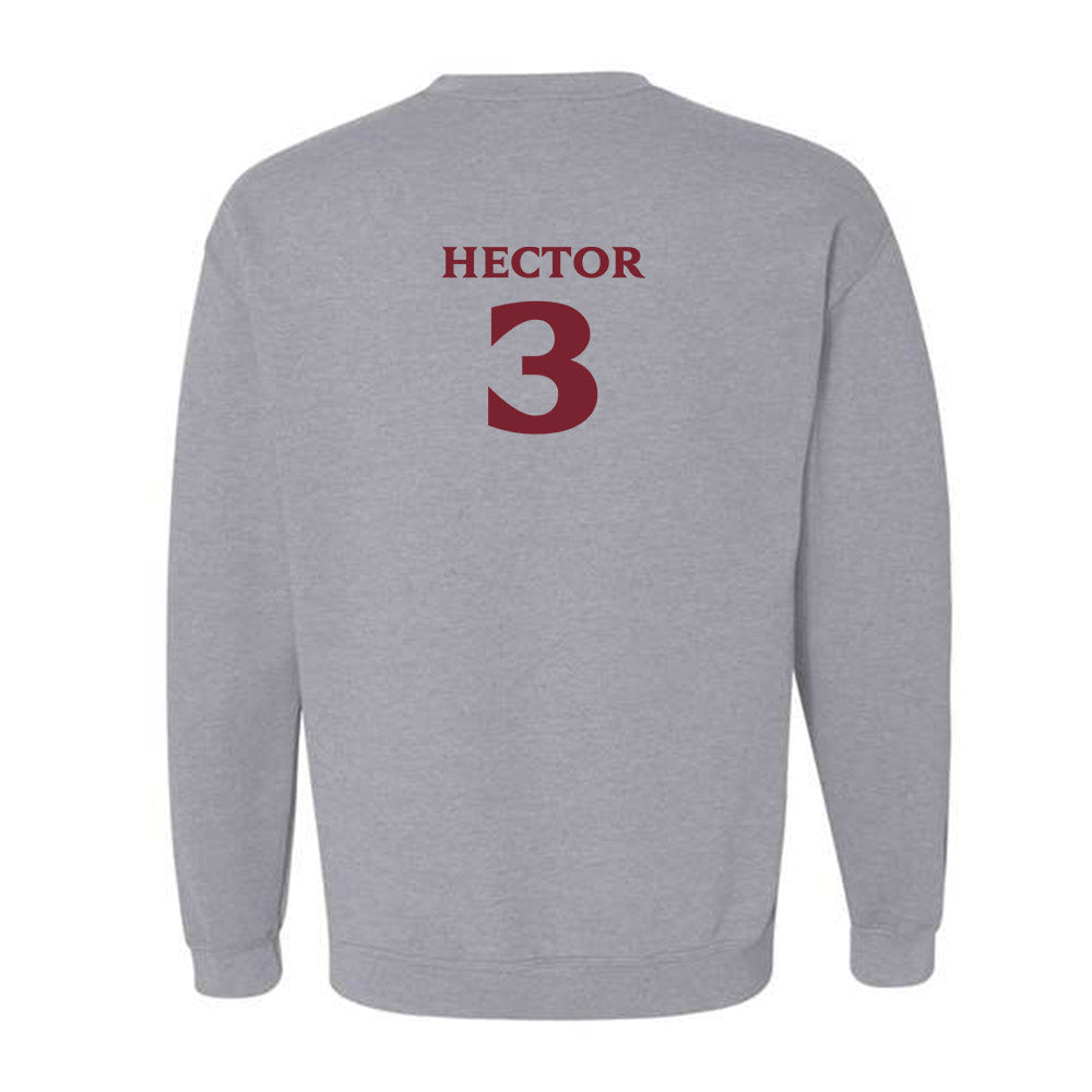 Elon - NCAA Football : Cj Hector - Classic Fashion Shersey Crewneck Sweatshirt-1