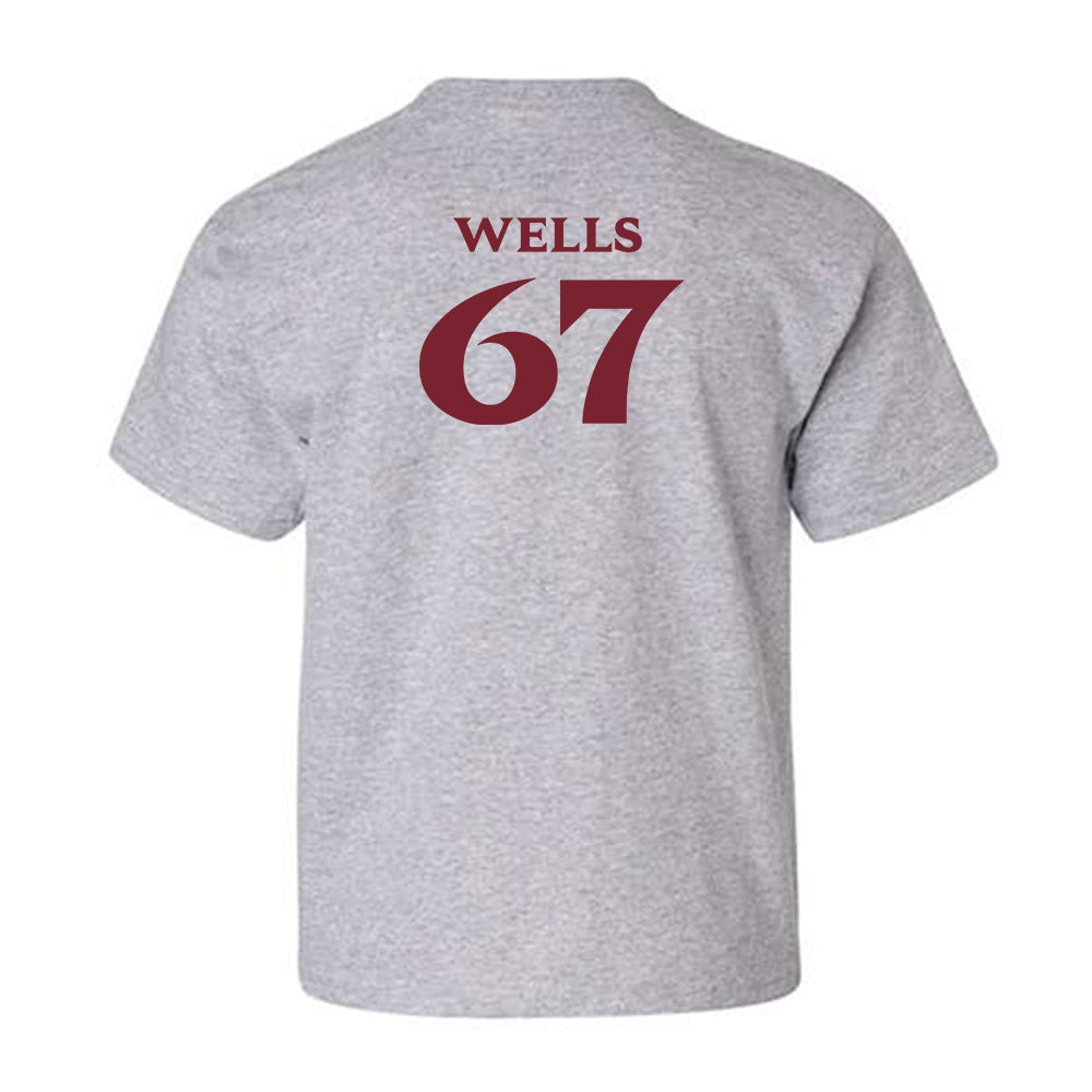 Elon - NCAA Football : Eli Wells - Classic Fashion Shersey Youth T-Shirt-1