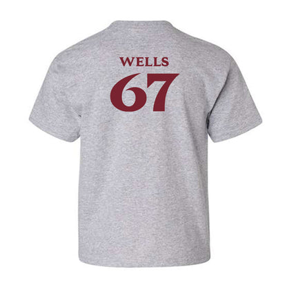 Elon - NCAA Football : Eli Wells - Classic Fashion Shersey Youth T-Shirt-1