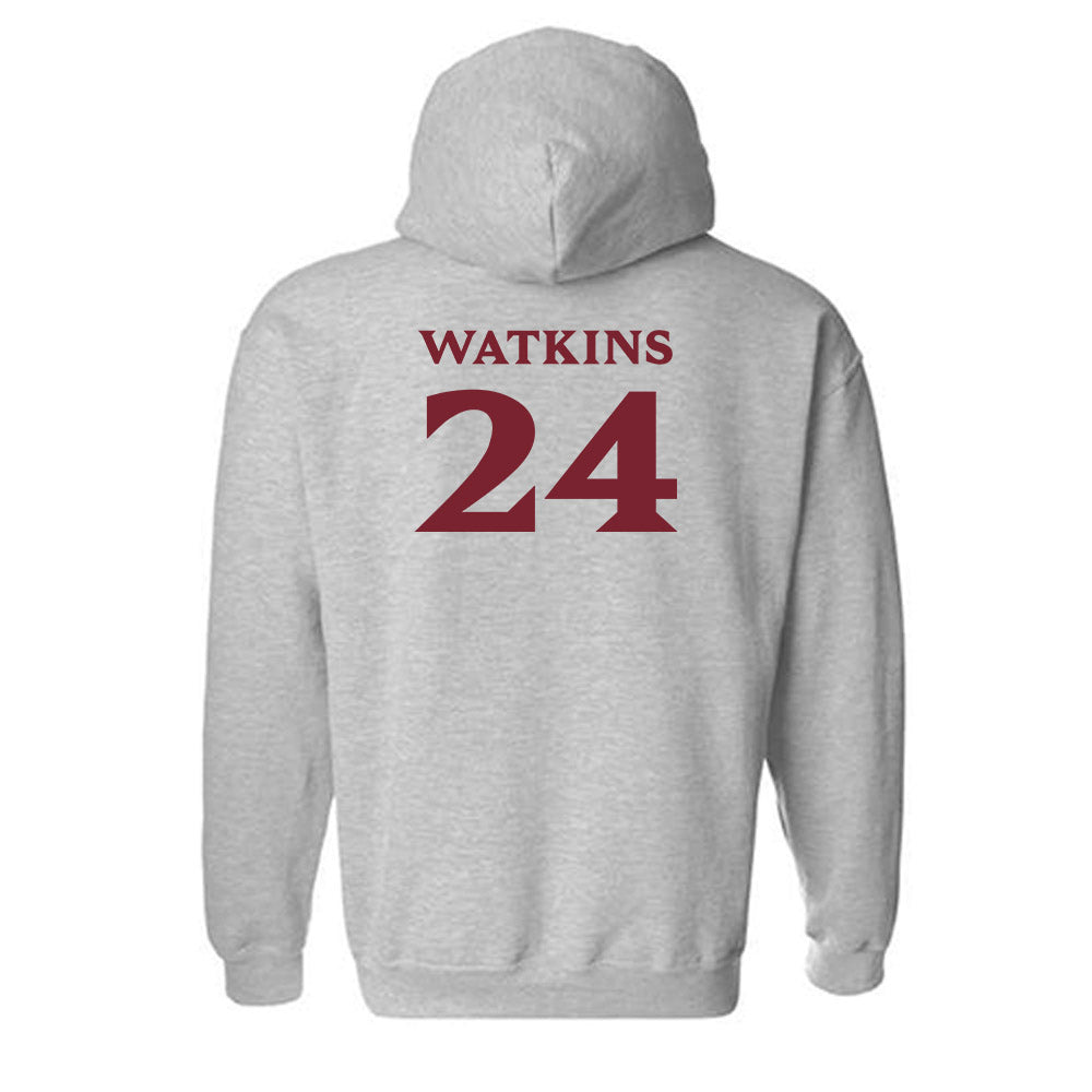 Elon - NCAA Women's Basketball : Tamia Watkins - Classic Fashion Shersey Hooded Sweatshirt-1
