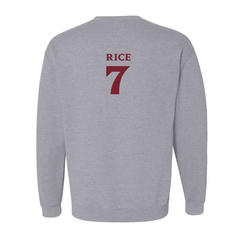 Elon - NCAA Women's Volleyball : April Rice - Classic Fashion Shersey Crewneck Sweatshirt-1
