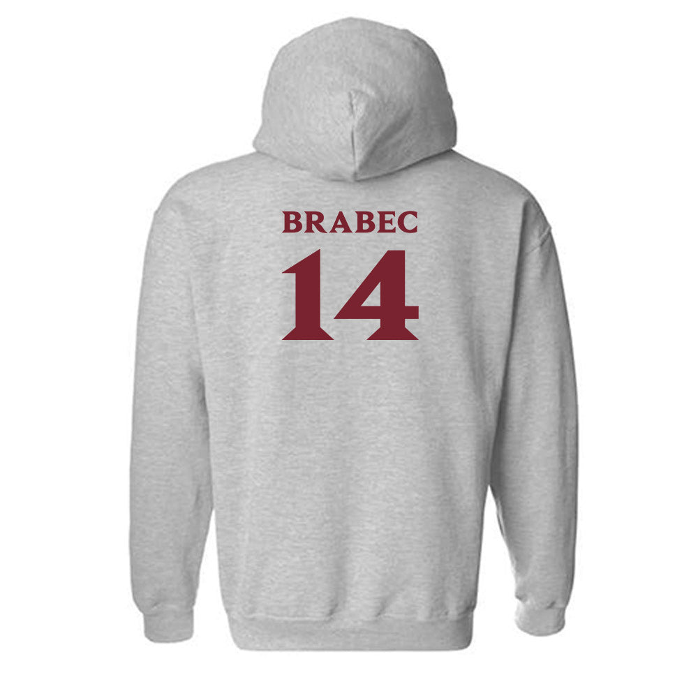 Elon - NCAA Men's Basketball : Alex Brabec - Classic Fashion Shersey Hooded Sweatshirt-1