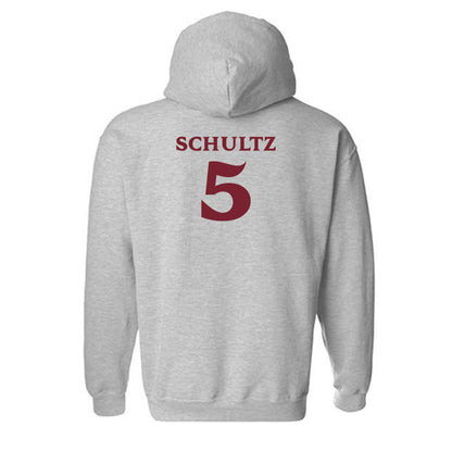 Elon - NCAA Women's Volleyball : Allie Schultz - Classic Fashion Shersey Hooded Sweatshirt-1