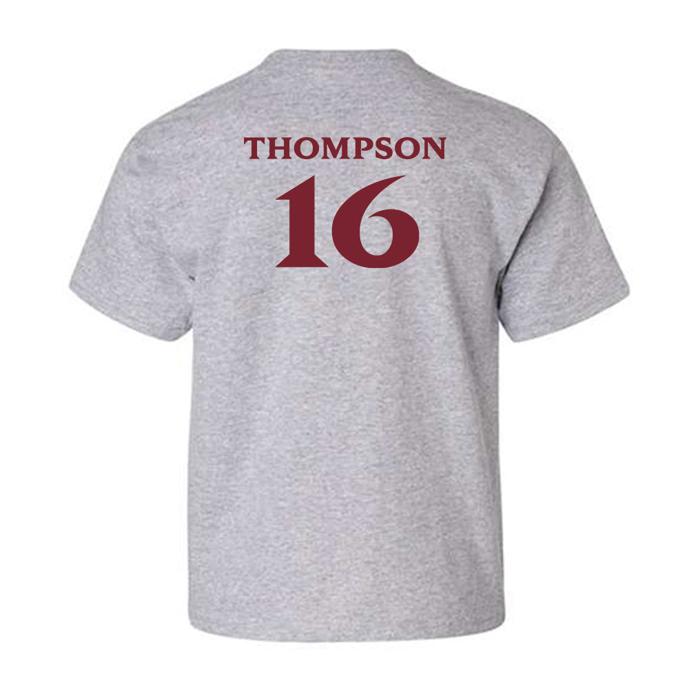 Elon - NCAA Men's Soccer : Diego Thompson - Classic Fashion Shersey Youth T-Shirt-1