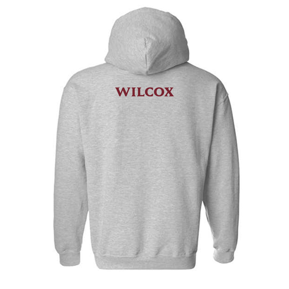 Elon - NCAA Women's Track & Field : Meghan Wilcox - Classic Fashion Shersey Hooded Sweatshirt-1