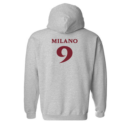 Elon - NCAA Women's Soccer : Gia Milano - Classic Fashion Shersey Hooded Sweatshirt-1