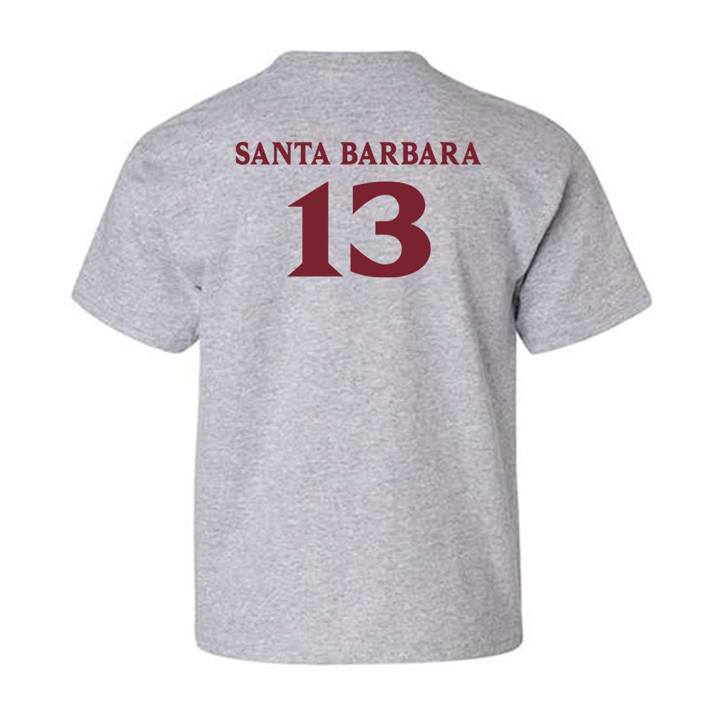Elon - NCAA Women's Lacrosse : Mj Santa Barbara - Classic Fashion Shersey Youth T-Shirt-1