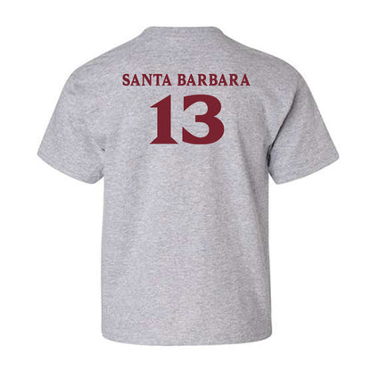 Elon - NCAA Women's Lacrosse : Mj Santa Barbara - Classic Fashion Shersey Youth T-Shirt-1