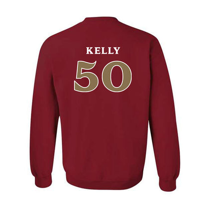 Elon - NCAA Football : Nhycer Kelly - Classic Fashion Shersey Crewneck Sweatshirt-1